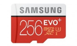 256 GB microSD-la mejor tarjeta de memoria de Samsung